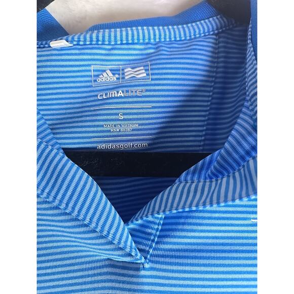 Adidas Golf Tennis Shirt Womens Small Breathable Collared Athleisure Athletic - Picture 3 of 4